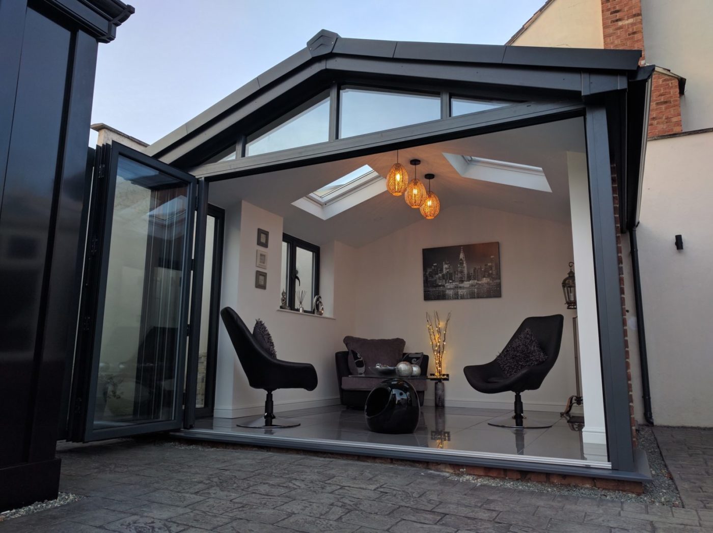 Timber look mechanical weld